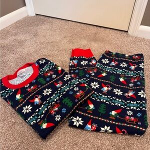 Hanna Andersson Men’s Holiday Pajamas Gnome Print XL